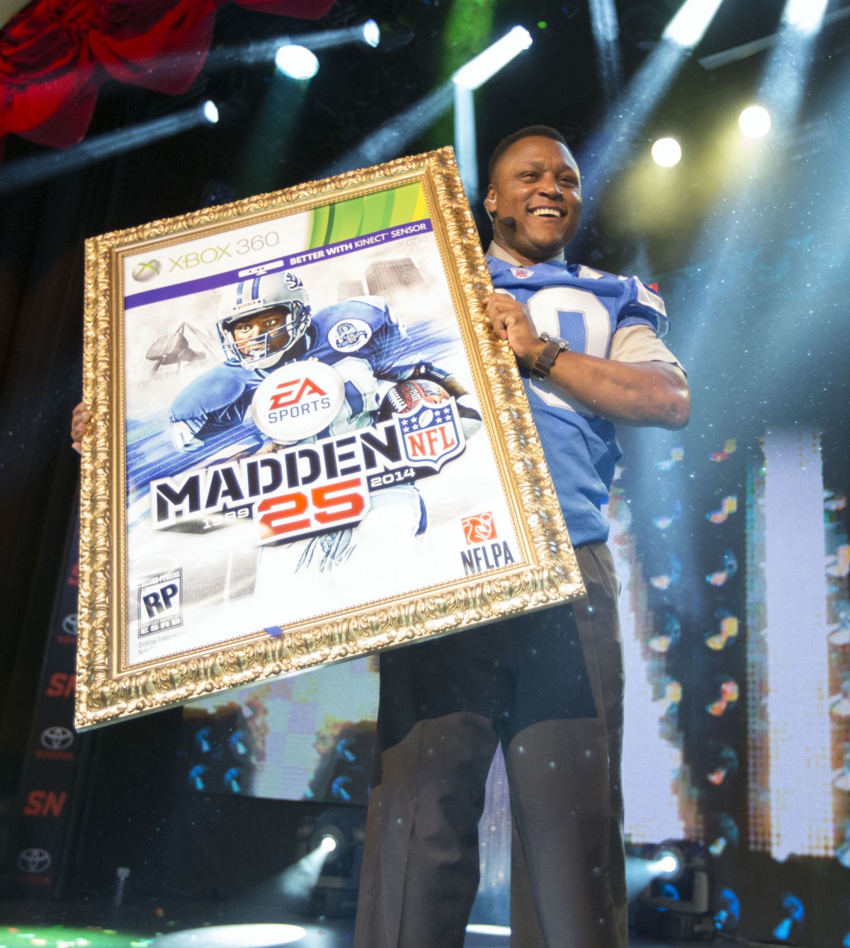 Barry Sanders Madden NFL 25 Cover Athlete GamingShogun