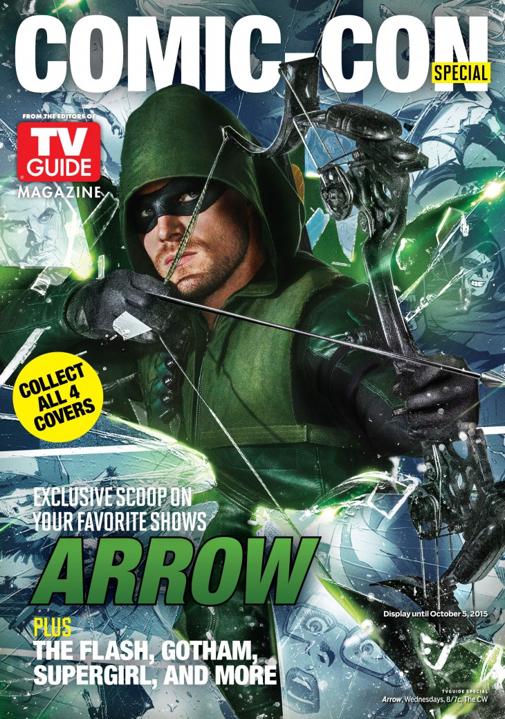Warner Bros. Comic-Con TV Guide Cover - Arrow