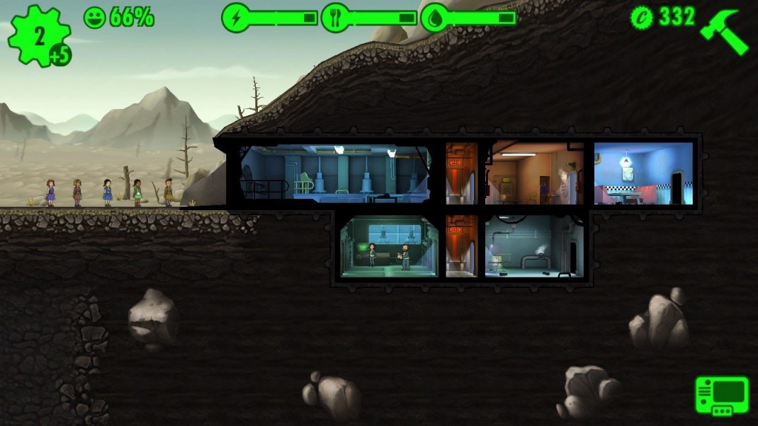Bethesda Softworks Fallout Shelter Game Screenshot