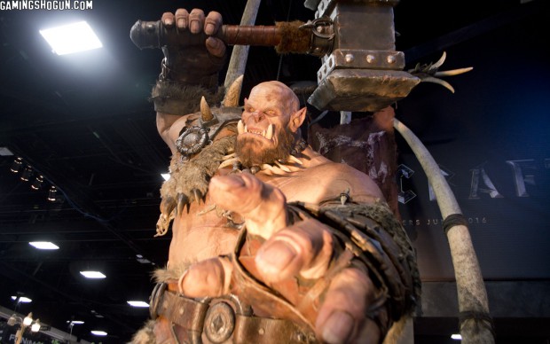 Orgrim Doomhammer Statue at Comic-Con
