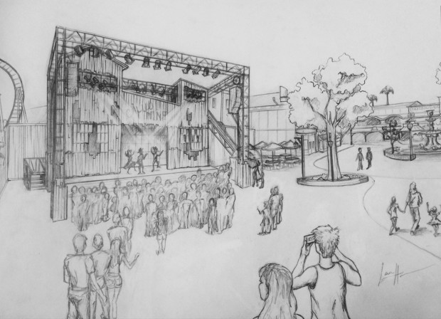 Knott's Ghost Town Calico Stage_Rendering