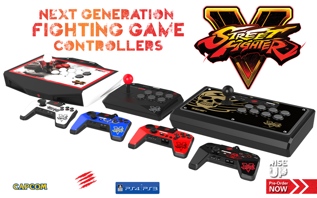 Mad Catz Announces New Line Of Street Fighter V Fighting Game