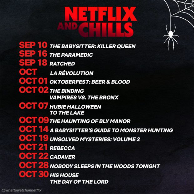 Netflix & Chills Halloween Programming Lineup Announced