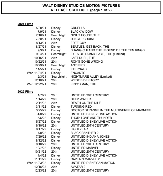 Disney+ Updates Summer Film Release Schedule GamingShogun