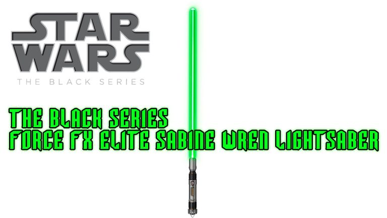 Star Wars The Black Series Force FX Elite Sabine Wren Lightsaber Review