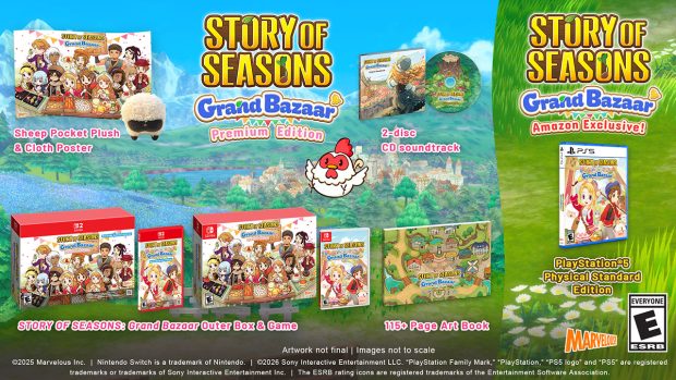 Marvelous USA Launches STORY OF SEASONS: Grand Bazaar on PlayStation 5 and Xbox Series X| 2
